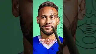 trying the ✨ perfect face ✨ on Neymar Jr ✨