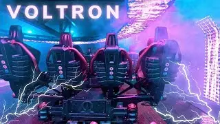 🎡VOLTRON by NIGHT on ride/POV - Europa Park (new roller coaster)