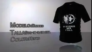 Camiseta Divided  vista 3D