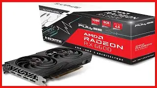 Sapphire 11310-01-20G Pulse AMD Radeon RX 6600 Gaming Graphics Card with 8GB GDDR6, AMD RDNA 2