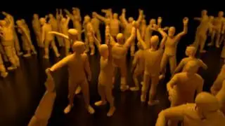 Golaem Crowd - #manekenchallenge