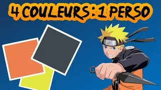 4 COULEURS : 1 PERSO - NARUTO SHIPPUDEN - Eerdnal