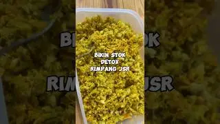 Bikin stok minuman rimpang jsr, detox tubuh