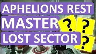Destiny 2 | Master Lost Sector Aphelions Rest | Exotic Chest Armor | Master Lost Sector Today | 1580