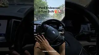 U-turn Drift with Ford Endeavour🚀 #JIMMYWANDERS #drifting #endeavour #shorts