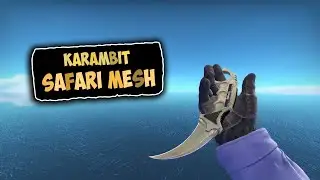 CSGO - Karambit Safari Mesh Showcase + Gameplay (1080p60)