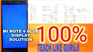 Mi note 4 Blue Screen Solution || 100% Working Solution