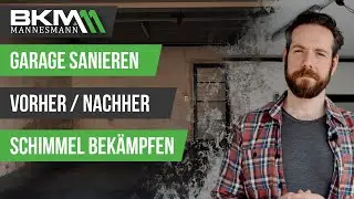 WÄNDE TROCKEN LEGEN | Schimmel entfernen / Feuchten Boden beschichten | BKM.MANNESMANN