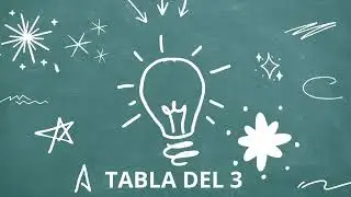 Canción de las tablas para niños - Tabla del 3