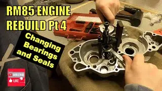 Suzuki RM85 Engine Rebuild 4 - All bearings replaced /Speedway Bike