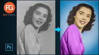 How To Colorize a Black & White Photo in Photoshop || Photoshop Tutorial