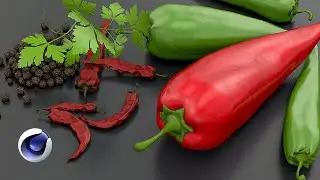 How to create the modeling of Pepper, cinema 4d