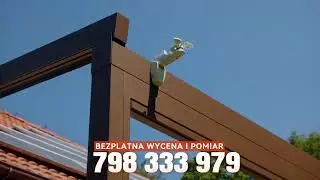 Pergola otwierana zdalnie pilot + aplikacja