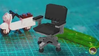 lego Computer chair MOC Stop Motion Build