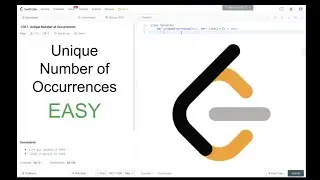Leetcode Problem 1207 Unique Number of Occurrences (Solution Explained)