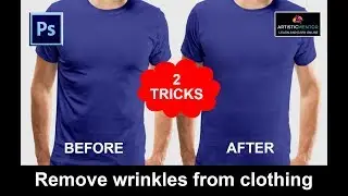 How to Remove Wrinkles from Clothing | Photoshop Tutorial