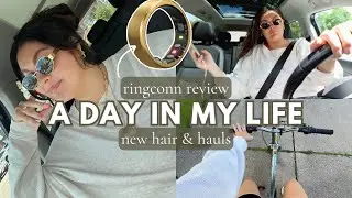 weekend vlog🫶🏼✨ | new hair, ringconn update, pr haul