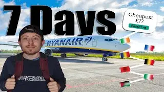 Taking The Cheapest Flight Everyday For 1 Week!