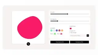 Blob Generator Using HTML CSS And JavaScript | Tools Using HTML CSS And JavaScript