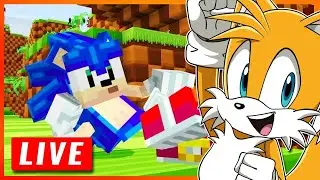 Tails Plays Minecraft Sonic DLC - Live