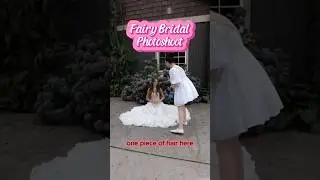 Fairy bridal photoshoot behind the scenes 🦢♥️🏹 #photography #photographyeducator