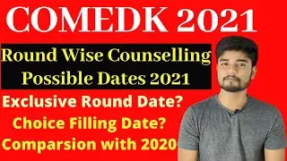 COMEDK 2021 Round Wise Counselling Dates?   Possible Comedk Schedule 2021