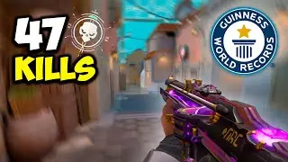 *WORLD RECORD* 47 Kills on Pearl (VALORANT NEW MAP)