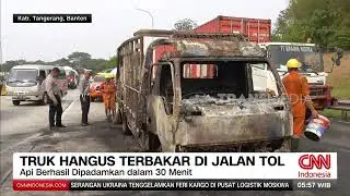 Truk Hangus Terbakar Di Jalan Tol  | REDAKSI PAGI (23/08/24)