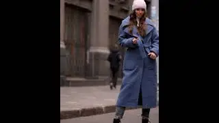 зимнее утепленное пальто букле тренды 2021 2022