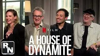 Rebecca Fergusen, Anthony Ramos & cast of The House of Dynamite chat about this harrowing film