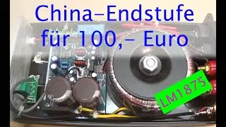 China-Amp mit LM1875 Verstärker-Chip