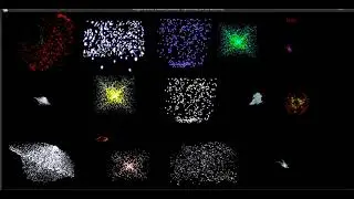 Unreal Engine 4 Widget Particles demonstration