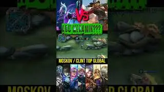 Moskov Vs CLINT Top Global ? (adu MEKANIK) ||#adumekanik #mobilelegends #topglobal  #shorts