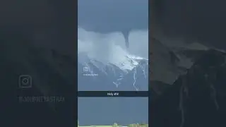 Торнадо СМЕРЧ в горах Алматы ??? Нет это в Монтане лол
