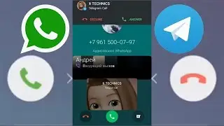 Incoming Call: WhatsApp,Telegram,Viber,Signal on Android/Screen Video Recording