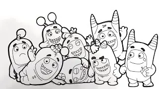 Magical coloring box | Oddbods coloringpages | Oddbods drawing and coloring