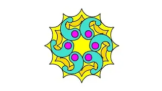 Simple Python Turtle Graphic and Code: Esoteric Sun