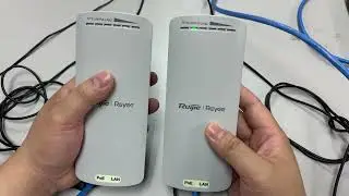 Ruijie: Introduce Reyee RG-EST100-E 2.4Ghz 500m Wireless Bridge, Unboxing, Setup, Ruijie Cloud Setup