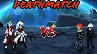 Madara Rikudou & Isshiki Otsutsuki VS Sukuna 1.6.1 & Gojo V7 in Jump Force Mugen.