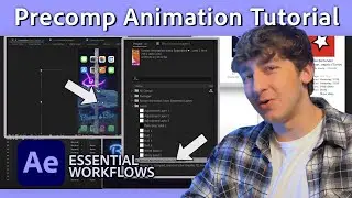 Motion Graphics for After Effects Tutorial | Precomp Animation w/ Brandon Baum | Adobe Video