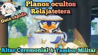 Consigue dos planos para la relajatetera (Altar Ceremonial y Tambor Militar) Guía | Genshin Impact