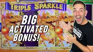 Triple Sparkle ACTIVATED BONUS ✨Crazy Wild JACKPOT Line Hit!