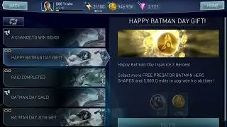 Injustice 2 Mobile Happy Batman Day (September 15th)