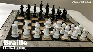 Braille Satranç Takımı - Görme Engelli Oyunları
