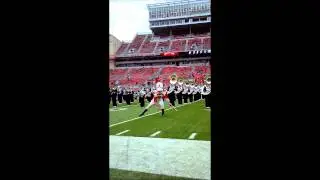 Assistant drum major David Pettit--OSU vs. Purdue Postgame