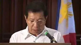 Speech of Sen. Orlando Mercado part 1