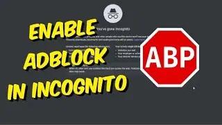 How To Enable & Use Adblock In Incognito Mode 2021