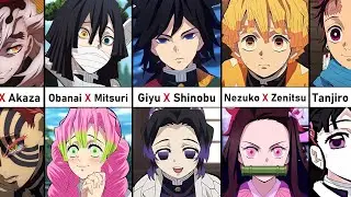 Comparison : Most Popular Ships In Demon Slayer