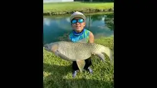 6 YEAR OLD Catches HUGE FISH!!!