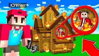 Ich BRENNE sein HAUS ab in MINECRAFT! 🔥